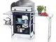 CAMPART TRAVEL Mobile cucina da esterni KI-0730 Ibiza – Con paravento – Varie soluzioni pe...
