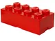 LEGO - Scatola stoccaggio, Rosso,