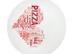 Piatto I love Pizza piatto per pizza, da 33 cm Rosso