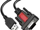 GANA USB a RS232/DB9, 9-Pin USB Seriale Cavo Convertitore per Router/Switch e Altri dispos...