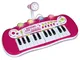 Bontempi- Tastiera Elettronica a 24 Tasti con Microfono per Piccoli Musicisti, Colore Rosa...