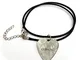 'Stark Motto Game of Thrones Silver Printed Guitar Pick Necklace 18 # 2 White Pearl