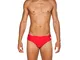 ARENA M Team Fit Brief, Slip Nuoto Uomo, Rosso (Red), 90