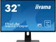 iiyama ProLite XB3270QS-B1 80 cm, 31.5 Pollici, IPS LED-Monitor WQHD, DVI, HDMI, DisplayPo...