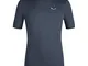 SALEWA Puez Mel Hybrid Dry M S/S Tee Maglietta da Uomo, Uomo, Maglietta, 00-0000027877, Om...