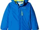 Columbia Alpine Free Fall, Giacca da Sci Ragazzo, Blu (SUP Blue/Zour), XL