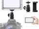 K&F Concept Faretto LED per Telefono Luce LED Fotografia Video Dimmerabile Bi-Color 3000K-...