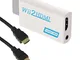 Goldoars Convertitore da Wii a HDMI Adattatore Wii a HDMI 720P/1080P e jack audio da 3,5 m...