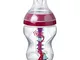 Tommee Tippee Biberon Anti-Colica Avanzato, 260 ml, Rosa, 1 Pezzo