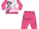 Disney Pigiama neonata Lungo in Cotone Minnie Art. 2022-0117 (30 Mesi, Fuxia)