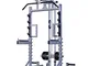 Squat Rack Professionale, Attrezzatura per l'allenamento della Forza, Trainer Multifunzion...