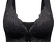 TropBox Reggiseno Invisibile Senza Ferretto Push up Lace Fibbia Frontale Nessuna Traccia C...