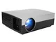 Hakeeta Proiettore Full HD, HD 1280x800P 4000 Lumen, Proiezione 28-280 Pollici, Durata Lam...