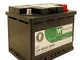 W-Parts Batteria Auto 60 Ah Potenziata - 550 A EN spunto | Garanzia Italia | 242 x 175 x 1...