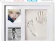 Cornice Impronte Neonato Mani E Piedi Bambino Bambina Kit Portafoto Baby Personalizzabile...