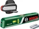 Bosch livella laser a bolla PLL 1 P con fissaggio a parete (linea laser per allineamento f...