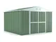 Notek Box in Acciaio Zincato Casetta da Giardino in Lamiera 3.27 x 3.07 m x h2.15 m - 145...