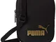 PUMA Wmn Core Seasonal Flat Portable, Borsa a Tracolla Donna, Black-Gold, OSFA