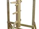 Wing Chun Wooden Dummy With Frame And Legs Natural Color