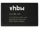 vhbw Li-Ion batteria 700mAh (3.7V) compatibile con Amplicomms PowerTel M6300 sostituisce C...