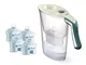 Laica J9059 kit caraffa Carmen Tosca con 4 Filtri Bi-Flux (4 mesi di acqua filtrata), 100%...