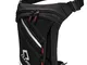 Fansport Marsupio Moto da Gamba Borsa da Gamba Uomo Marsupio Sportivo Molle Drop Leg Bag p...