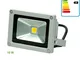 ECD Germany Faretto Proiettore 10W LED AC 220-240V 2585 Luce Bianco Caldo 2800K Luce Faro...