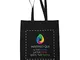 Teetaly Borsa Shopper Personalizzata Pz. 1- Stampa su Cotone 140gr, Manici Lunghi da 67cm,...