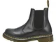 Dr. Martens, Womens 2976 W Boots, Black Smooth, 6 US