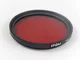 vhbw Filtro Universale Colorato 72mm Rosso per Obiettivo Fotografico Fuji/Fujifilm XF 10-2...