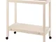 Ferplast Supporto gabbie per uccelli STAND GIULIETTA 5 sostegno legno FSC ruote, 69 x 34,5...