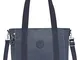 Kipling Asseni S, Borsa con Manico Lungo Donna, Ardesia Grigia, One Size