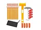 Tiardey 10Pcs Set di picchetti per Tende in Alluminio Leggero,Kit di Accessori per picchet...