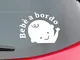 Bonfinity Adesivo Bebè Bimbo a Bordo per Auto | Sticker Baby on Board Esterno | Segnale Im...