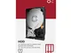 WD Red Plus 8 TB NAS 3.5" Disco Rigido Interno, Classe 7.200 RPM, SATA 6 GB/s, CMR, Cache...