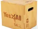 Yes4All Plyx, Legno per Esercizio, Crossfit Training, MMA, Plyometric Agility-3 in 1 Plyo...