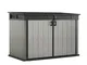 Keter Porta Attrezzi da Esterno Grande Store, Ideale per il Giardino, Grigio, 109,3x132,5x...