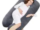 Dream Night - Cuscino per gravidanza, a forma di U, per gravidanza, 3 kg, 80 cm, 140 cm