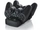 CSL - Stazione di ricarica per gamepad Sony Playstation PS3 PS3 Move PS4 - Dual Controller...