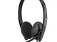 Sennheiser PC 5.2 Chat - Cuffia con Filo On-Ear – Cuffia con Microfono Regolabile e Cancel...