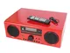 dl DAB/DAB+ DSP HiFi Digital Radio Compact Tutto in Uno Stereo Radio Lettore CD HIFI, Blue...