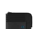 Piquadro PU1243P15/N Portamonete, Linea Pulse, Nero, 12 cm