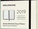 Moleskine 2019 Agenda Settimanale 12 Mesi, con Spazio per Note, Tascabile, Copertina Morbi...