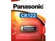 Panasonic Batterie Lithium Photo für z.B. Kameras CR 123 A P 1-BL