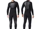 Muta professionale in neoprene da 3 mm, muta da surf per uomo e donna Open water nuoto / t...