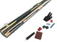 006 DOOST Stecca Snooker da 3/4, Stecche da Biliardo Fatte a Mano, Punta da 10 mm, con Acc...