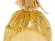 Barbie- Signature Magia delle Feste 2020, Bambola da 30.5 cm Bionda con Abito Dorato, Pied...
