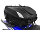 AnXin, Zaino per Casco da Moto, Impermeabile, Grande capacità, in Fibra di Carbonio, Legge...