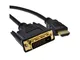 Cavo DVI a HDMI 24+ 1 PIN, adattatore placcato oro ad alta velocità, bidirezionale, da HDM...