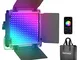 Neewer RGB Luce 530 LED SMD Controllo via APP, CRI 95, 3200-5600K, Luminosità 0% - 100%, 0...
